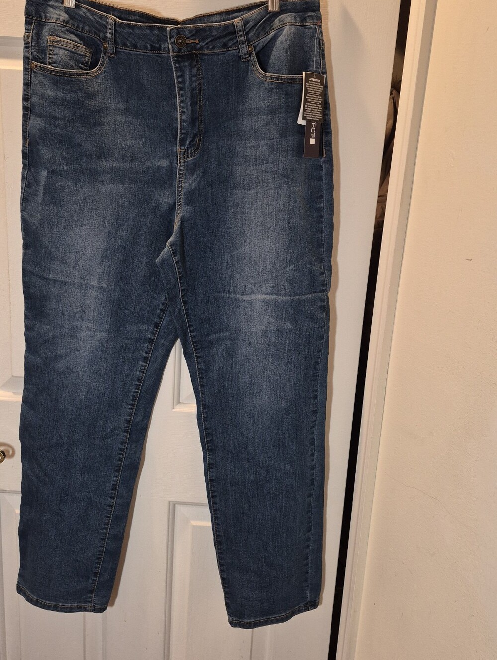 Architect Women's Straight Leg Denim Jeans in True Blue